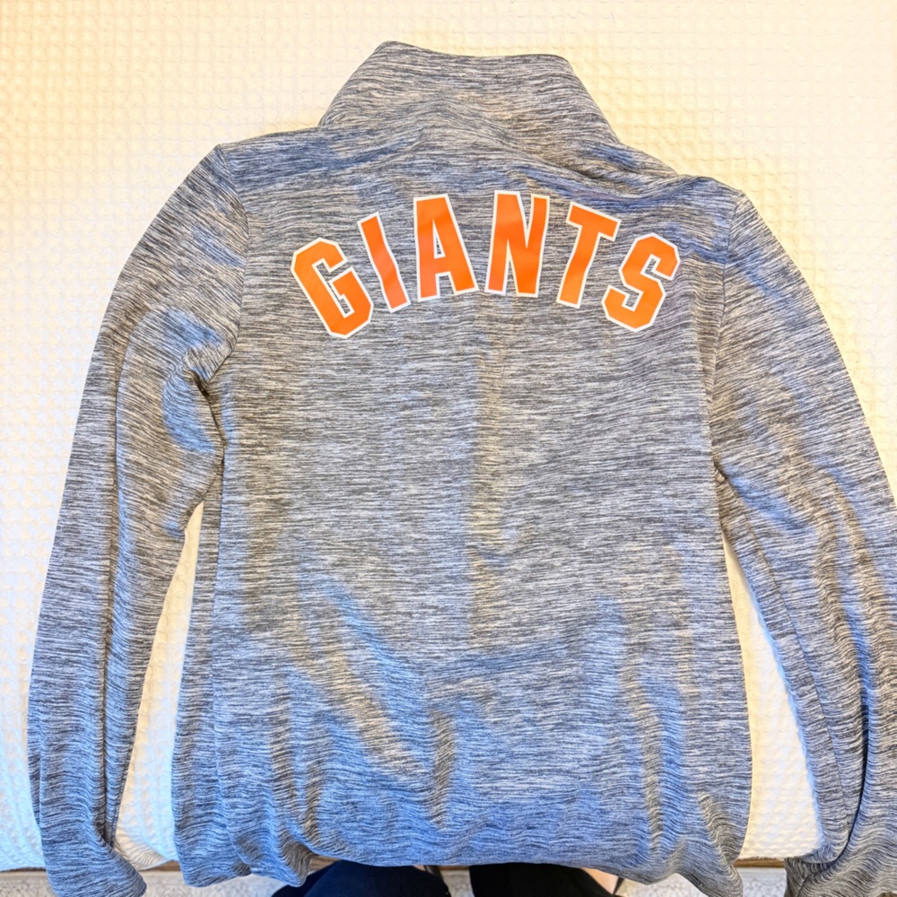 Victoria's Secret Gray Jacket with Orange Accents